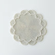 Elegant Pearl Beaded Round Placemat Set of 2 / Ruchi
