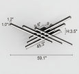 Remote Control Flush Mount LED Ceiling Light