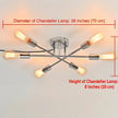 Modern Semi Flush Mount Ceiling LED Lights / Ruchi