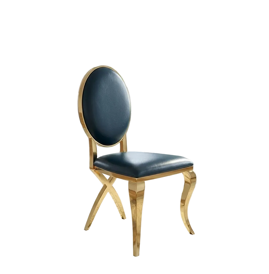 6 Piece Leather Luxurious Dining Chair Set