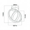 Modern Geometric LED Flush-Mount Ceiling Lights / Ruchi