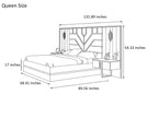 Modern Fabric Bedroom Set / Ruchi