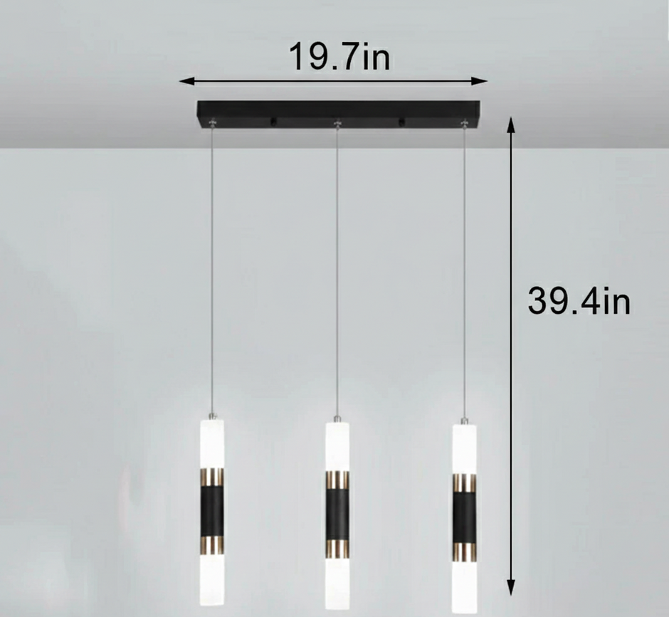 Modern Parallel Design LED Pendant Light