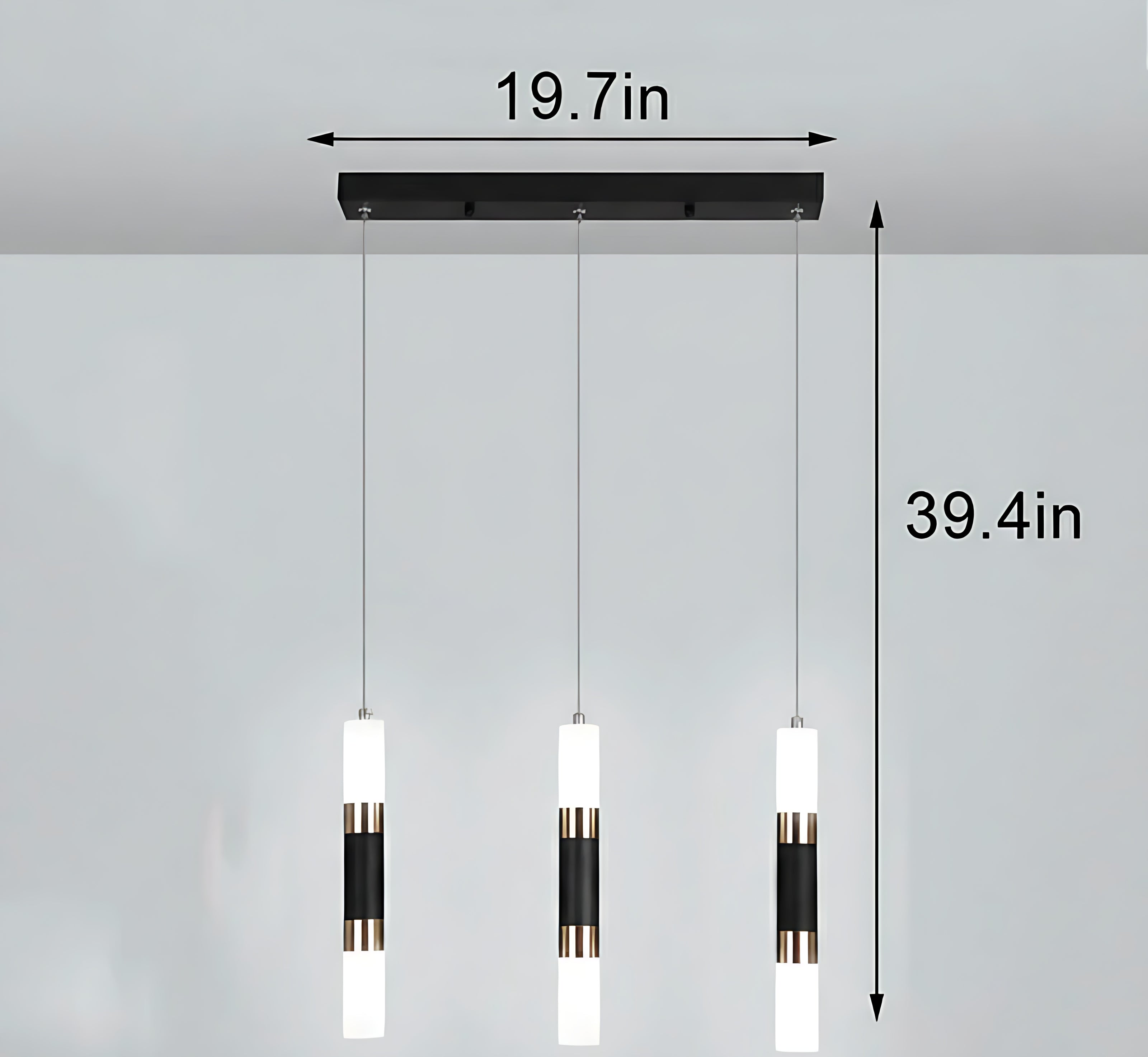 Modern Parallel Design LED Pendant Light / Ruchi