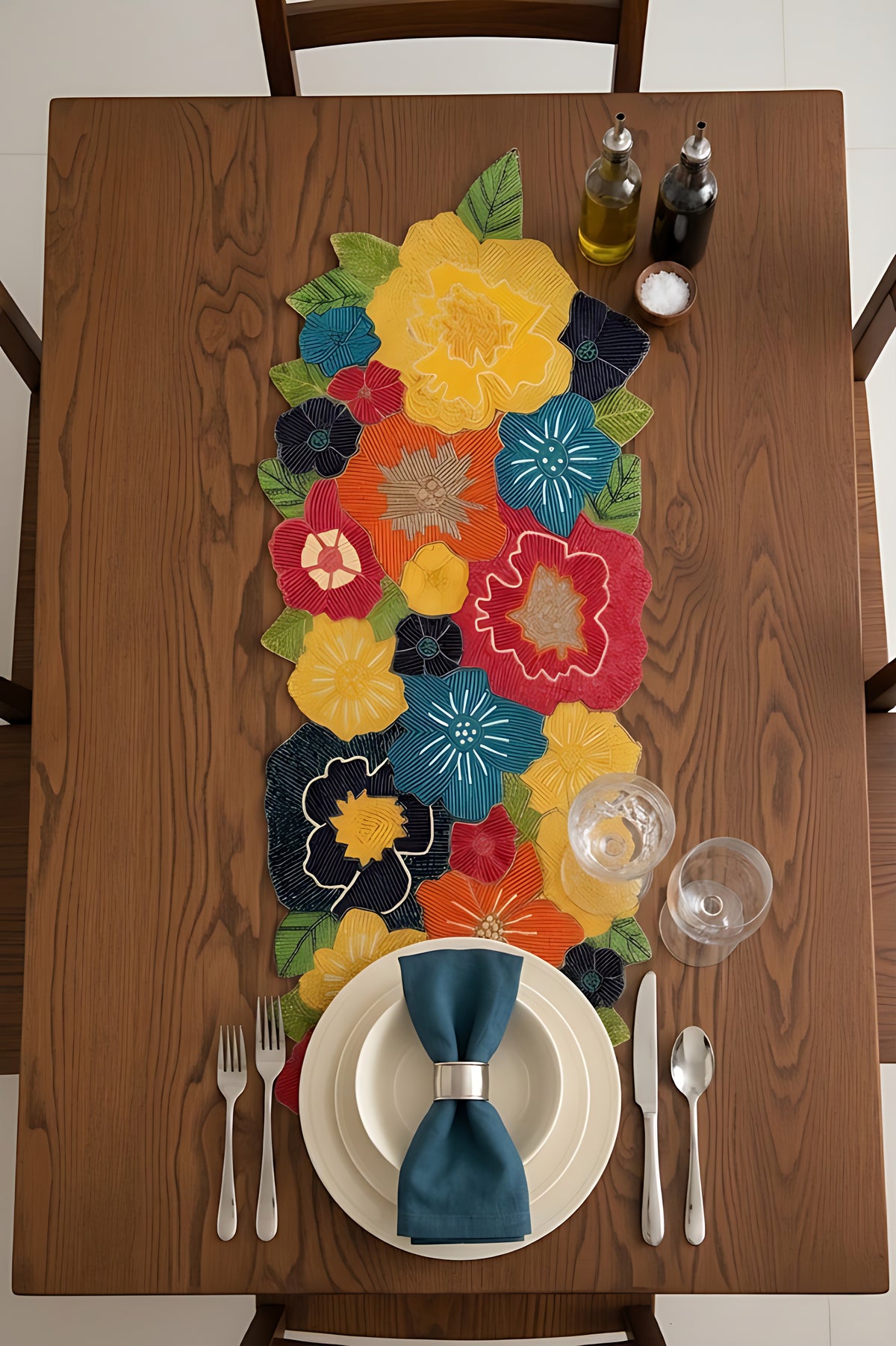 Elegant Beaded Table Runner / Ruchi