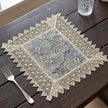 Cotton Linen Floral Design Placemat Set of 5 / Ruchi 