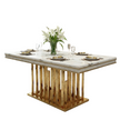 Marble Dining Table Set For 6