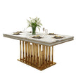 Marble Dining Table Set For 6 / Ruchi