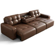 Remote Control Multifunctional Electric Extendable Leather Sofa Bed / Ruchi