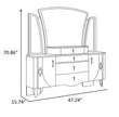 Modern Leather Upholstered Bedroom Set