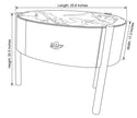 Crackle Design Leather Bed / Ruchi