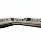 Boucle Fabric Upholstered L-Shaped Sectional Sofa / Ruchi