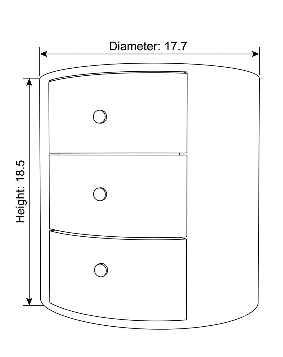 Luxury Velvet Round Bed