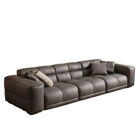 Remote Controlled Power Extendable Leather Sofa Bed