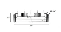 Modern Leather Living Room Sofa Set / Ruchi