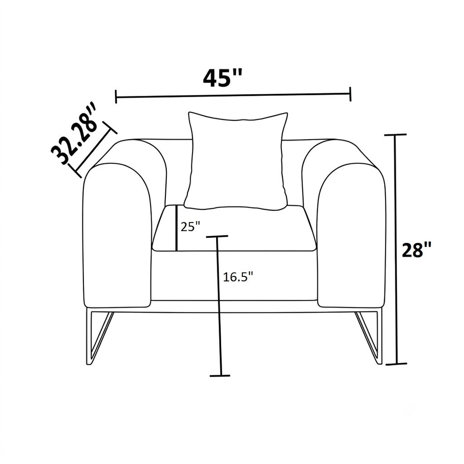 Modern Velvet Wooden Sofa Set / Ruchi