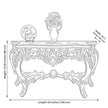 Luxurious European Wooden Accent Table / Ruchi