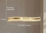 Modern Crystal Shiny Style LED Chandelier