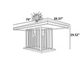 Marble Dining Table Set For 6 / Ruchi