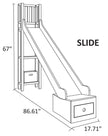 Modern Wooden Kids Bunk Bed / Ruchi