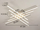 Remote Control Flush Mount LED Ceiling Light
