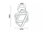Modern Geometric LED Flush-Mount Ceiling Lights / Ruchi