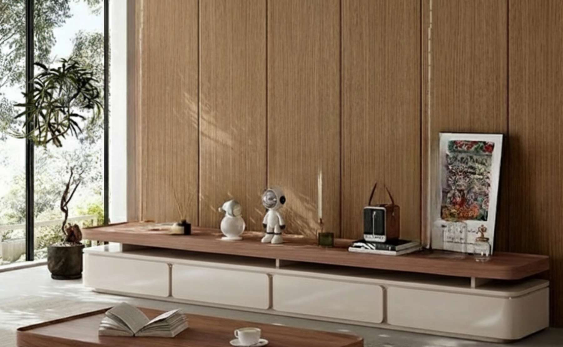 Modern Wooden TV Stand