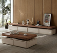 Set Of Wooden Coffee Table & TV Stand