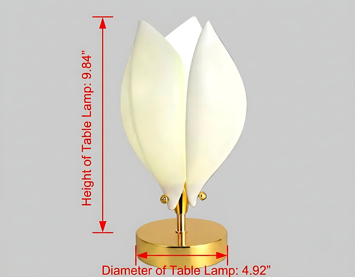 Flower Design LED Table Lamp For Bedroom / Ruchi