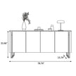Marble Top Buffet Table With Storage / Ruchi