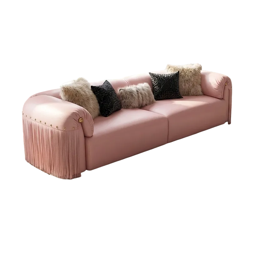 Italian Style Leather Sofa
