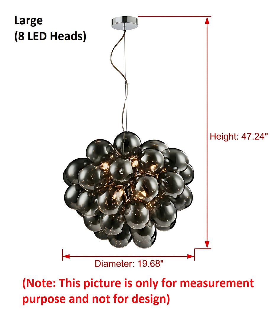 Modern Balloon Glass LED Pendant  Light / Ruchi