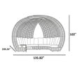 Modern Rattan Patio Outdoor Sofa Bed / Ruchi