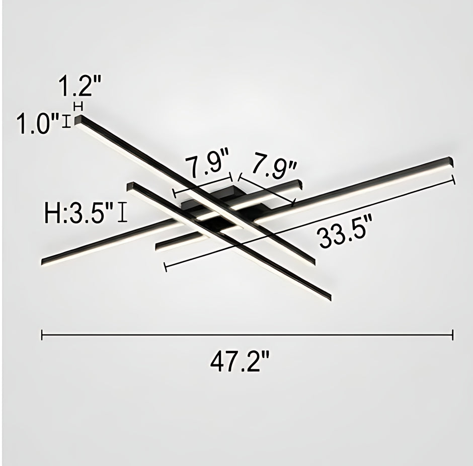 Remote Control Flush Mount LED Ceiling Light