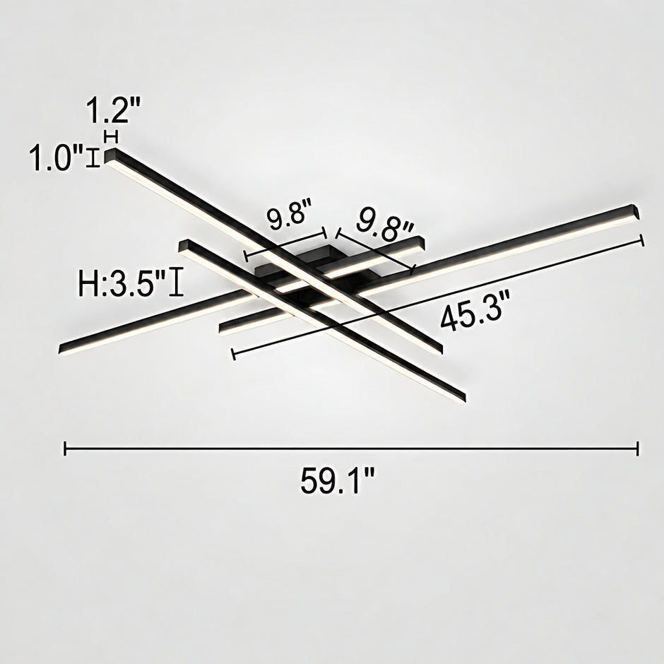 Remote Control Flush Mount LED Ceiling Light