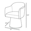 Set Of 2  Piece Chenille Fabric Wooden Chairs Set / Ruchi