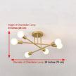 Modern Semi Flush Mount Ceiling LED Lights / Ruchi
