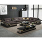 Glamorous LED Sectional Leather Sofa / Ruchi