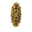 Gold Brown Paisley Beaded Runner / Ruchi