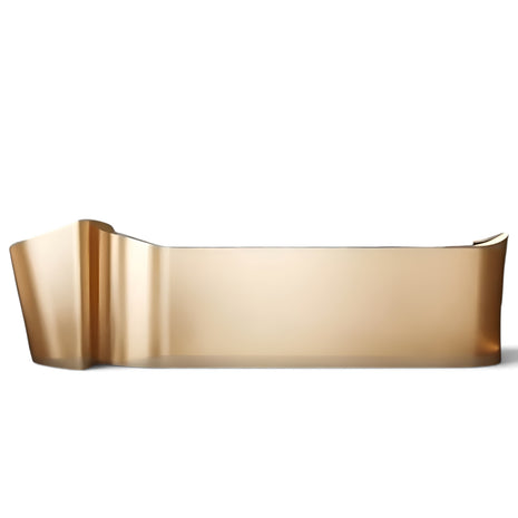Golden Luxury Wooden Reception Desk / Ruchi