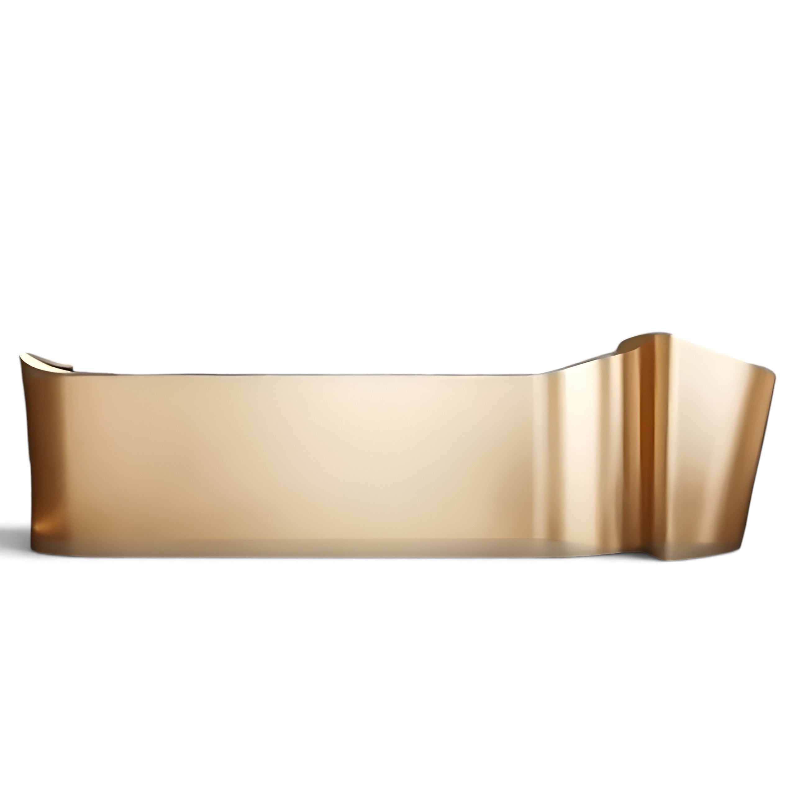 Golden Luxury Wooden Reception Desk / Ruchi