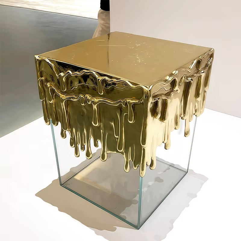 Modern Glass Side Table / Ruchi