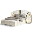 Modern Leather Upholstered Bedroom Set / Ruchi