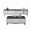 Elegant Wooden Coffee Table And TV Stand Set