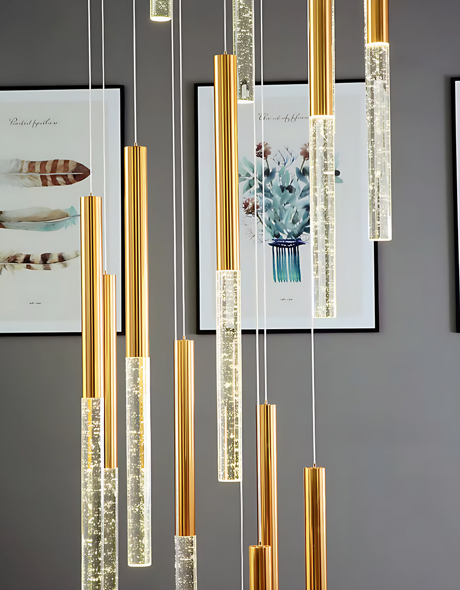 Large LED Multi Light Pendant Chandelier / Ruchi