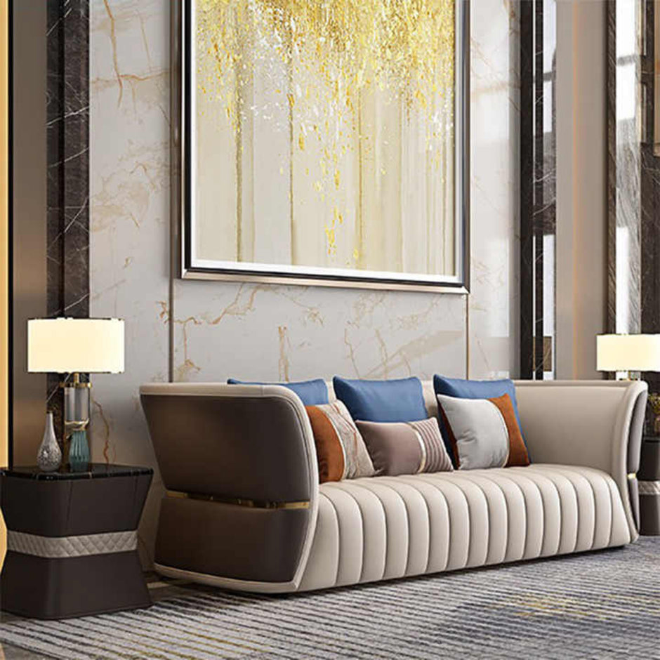 3+2+1+1 Leather Sofa Set / Ruchi