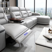 Comfy Electric Reclining Leather Sofa