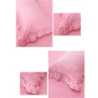 Cotton Round Bedsheet Skirt And Pillowcases / Ruchi