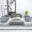 Modern Velvet Wooden Sofa Set / Ruchi