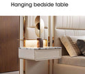Modern Leather Platform Bed With Headboard